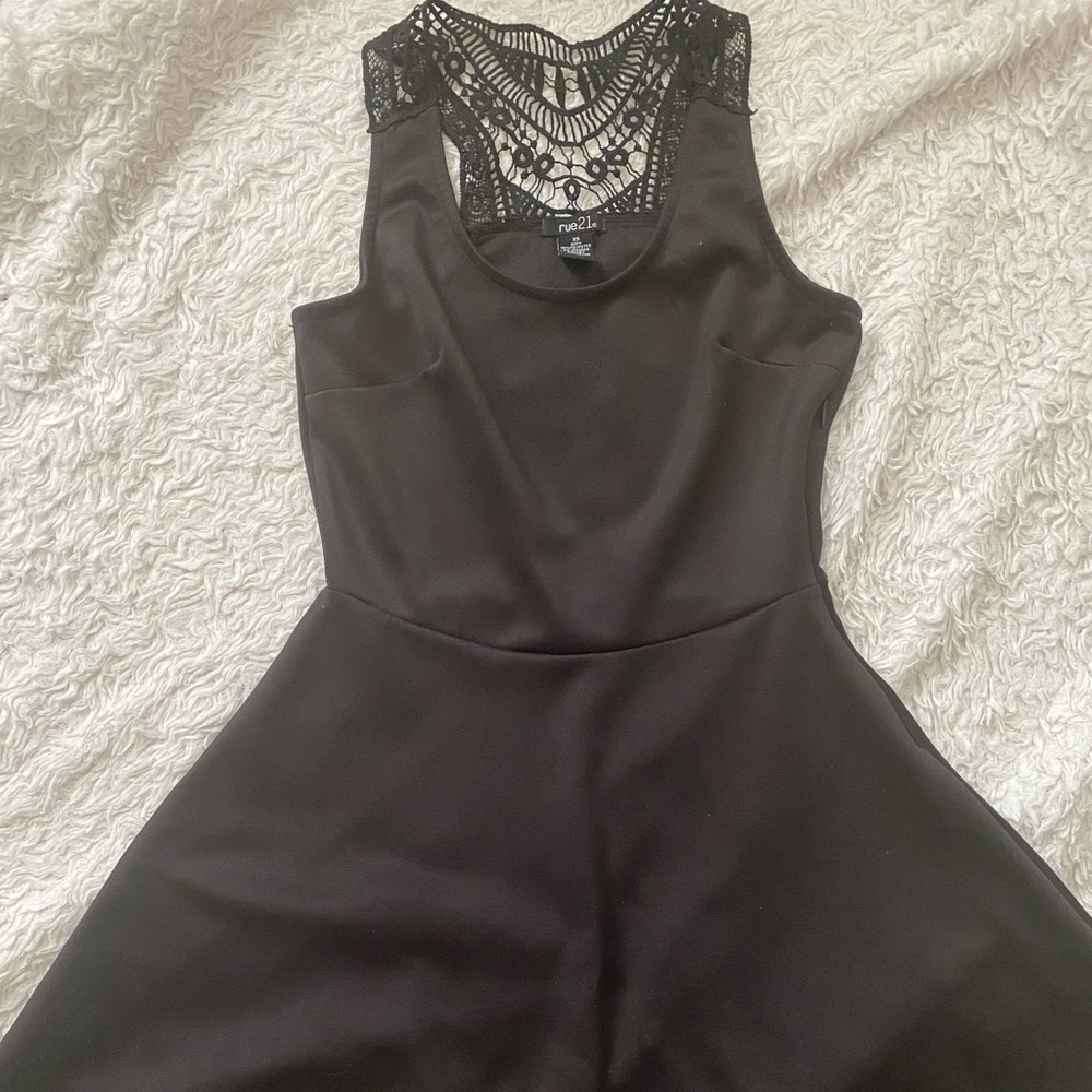Black Rue 21 Mini Dress